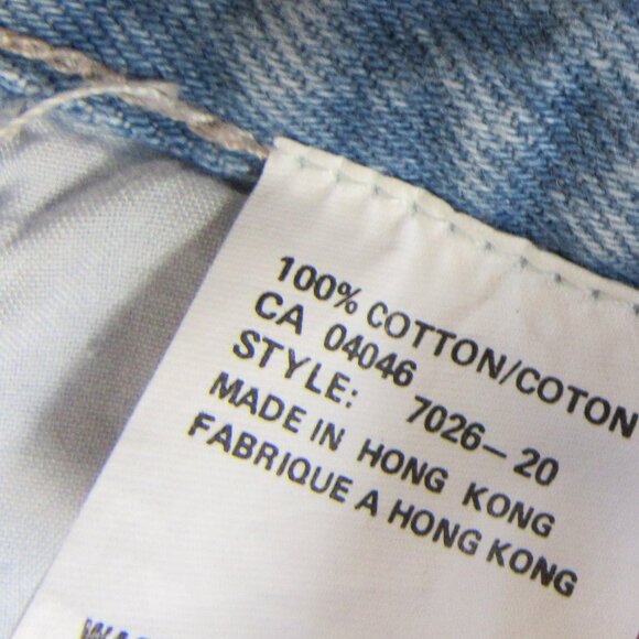 Unisex Major Damage Jeans Blue 30x33 100% Cotton, waist 29in, hip 42in, - Picture 3 of 9